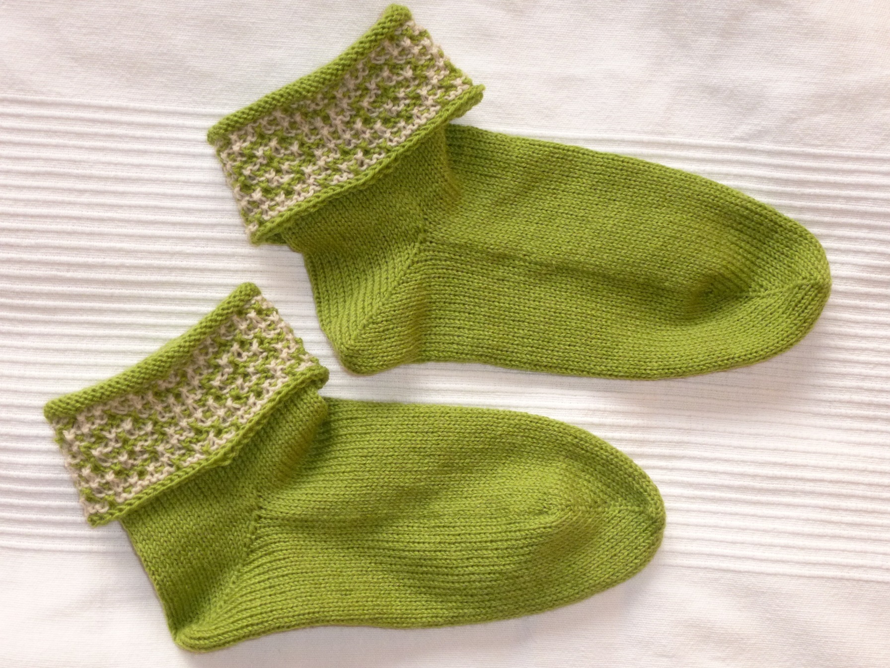 Silkes Blog Socken Von Der Spitze An Stricken